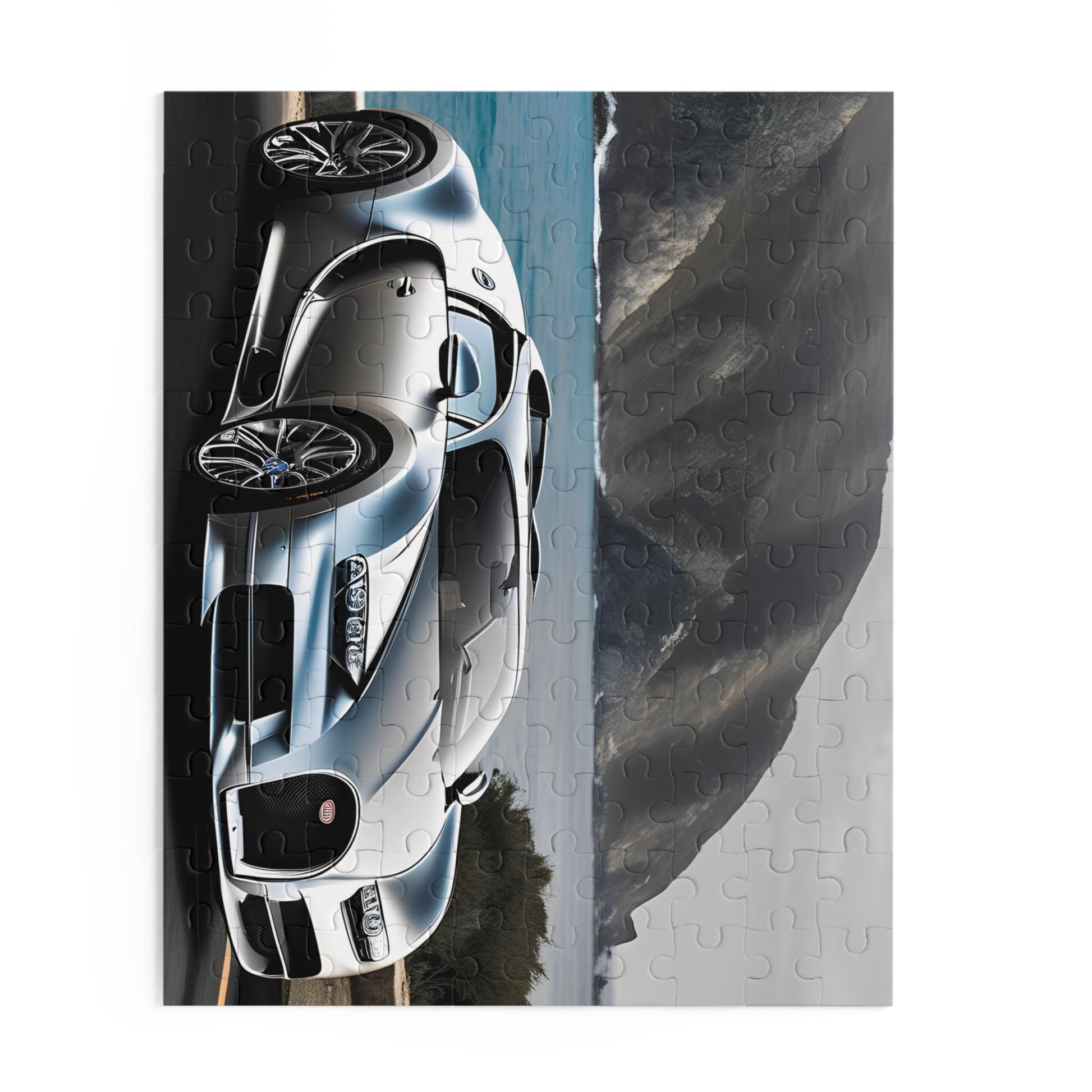 Luxury Car Puzzle, Stunning 3D Bugatti Jigsaw, Perfect Gift for Car Lovers, Family Game Night, Home Decor, 120, 252, 500-Piece