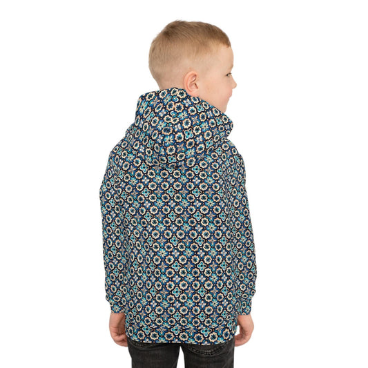 Bonita sudadera con capucha floral para niños, sudadera acogedora para niños, regalo de primavera, regalo de cumpleaños, ropa de diario, diseño único.