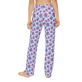 Floral Kids Lounge Pants - Cozy Sleepwear, Play Pants, Gifts for Birthdays, Summer Vibes, Relaxing Days, Holiday Pajama Pants, girl