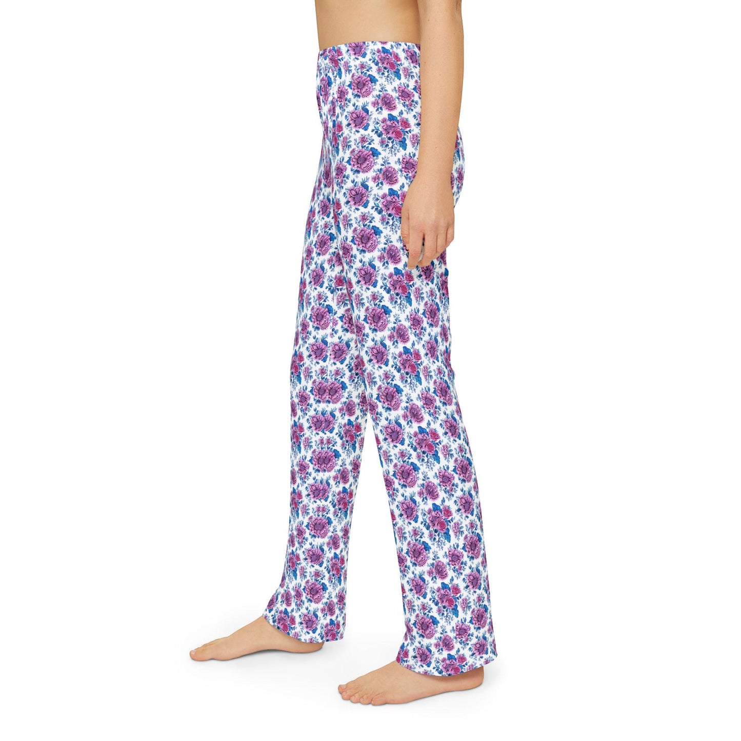 Floral Kids Lounge Pants - Cozy Sleepwear, Play Pants, Gifts for Birthdays, Summer Vibes, Relaxing Days, Holiday Pajama Pants, girl