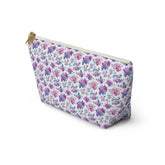 Floral Accessory Pouch, Makeup Bag, Cosmetic Bag, Travel Organizer, Gift for Her, Flower Print Pouch The Aurora Touch
