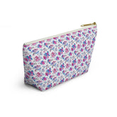 Floral Accessory Pouch, Makeup Bag, Cosmetic Bag, Travel Organizer, Gift for Her, Flower Print Pouch The Aurora Touch