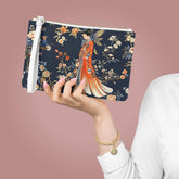 Elegant Floral Clutch Bag, Stylish Evening Purse, Japanese Design Clutch, Accessory for Women, Perfect Gift for Her The Aurora Touch