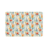 Floral Pet Food Mat - Vibrant Dog Bowl Mat, Cat Feeding Station, Decor for Pet Lovers, Kitchen Accessories, Gift for Pet Parents