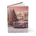Fancy Xmas Hardcover Journal Matte - Student Notebook, Daily Dairy, Appointment Book, Pink Bentley, Xmas Gift The Aurora Touch