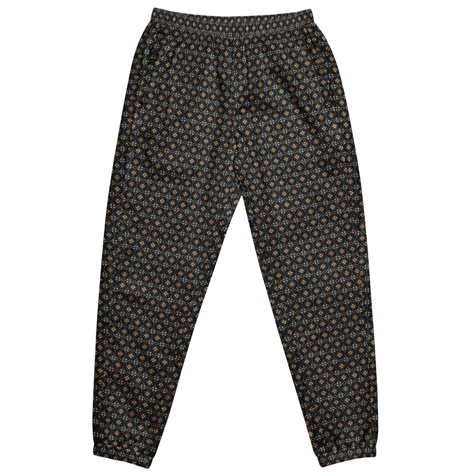 Stylish All-Over Print Men’s Track Pants | Trendy Activewear | Comfortable and Breathable | Custom Pattern Joggers | Streetwear Essential