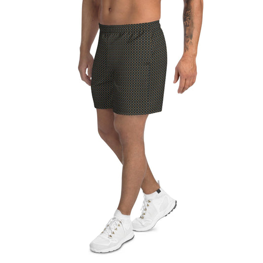 TrenTrendy All-Over Print Men&#39;s Athletic Long Shorts | Stylish & Comfortable Sportswear | Perfect for Gym, Running, or Casual Wear