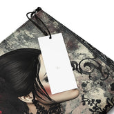 Gothic Valentine’s Crossbody Handbag – Dark & Stylish Heart Design with Silver Cross – Perfect for a Bold Unique Valentine&