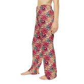 Bohemian Floral Pajama Pants, Cozy Lounge Pants, Indoor Wear, Flower Print Sleepwear, Gift for Her, Relaxation Outfit The Aurora Touch