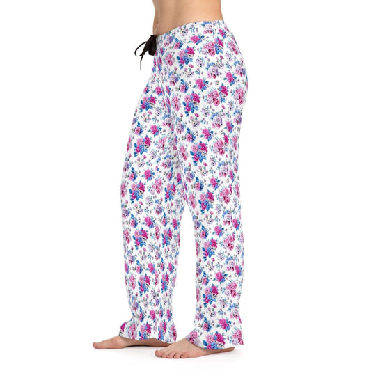 Floral Women's Pajama Pants, Cozy Sleepwear, Perfect for Relaxing, Ideal for Gift Giving, Spring and Summer Nights