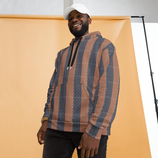 Trendy Geometric Pattern Men&#39;s Hoodie - Stylish, Comfortable & Fashion-Forward