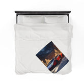 Lamborghini Holiday Velveteen Plush Blanket, Luxury blankets, Xmas Blankets, Bedroom Blanket, Couch Throw, Boys Bedroom, Car Lover Gift