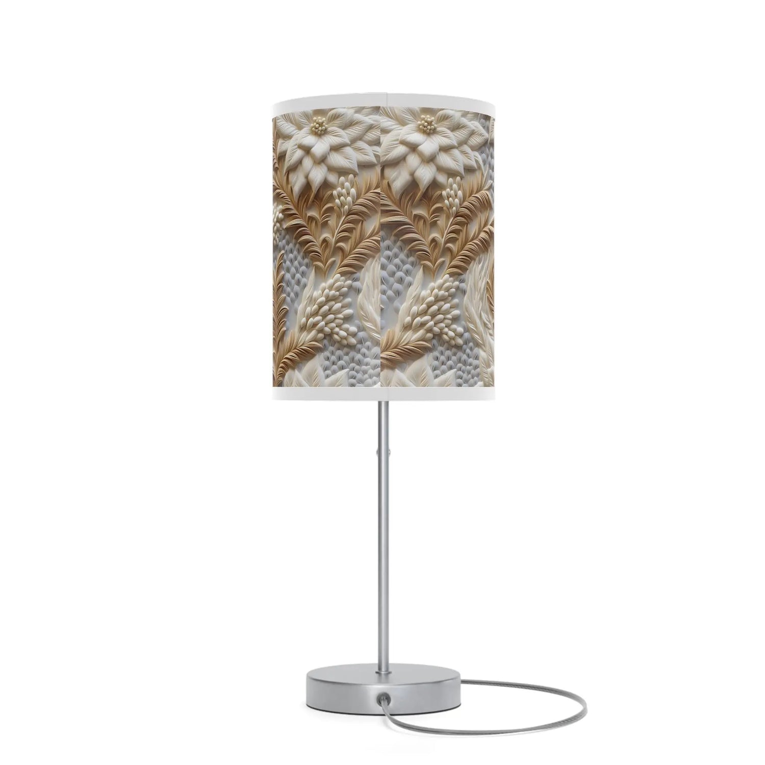 Botanical Pattern Table Lamp, Home Decor, Cozy Atmosphere, Floral Design, Bedroom Lighting, Housewarming Gift, Elegant Table Lamp The Aurora Touch