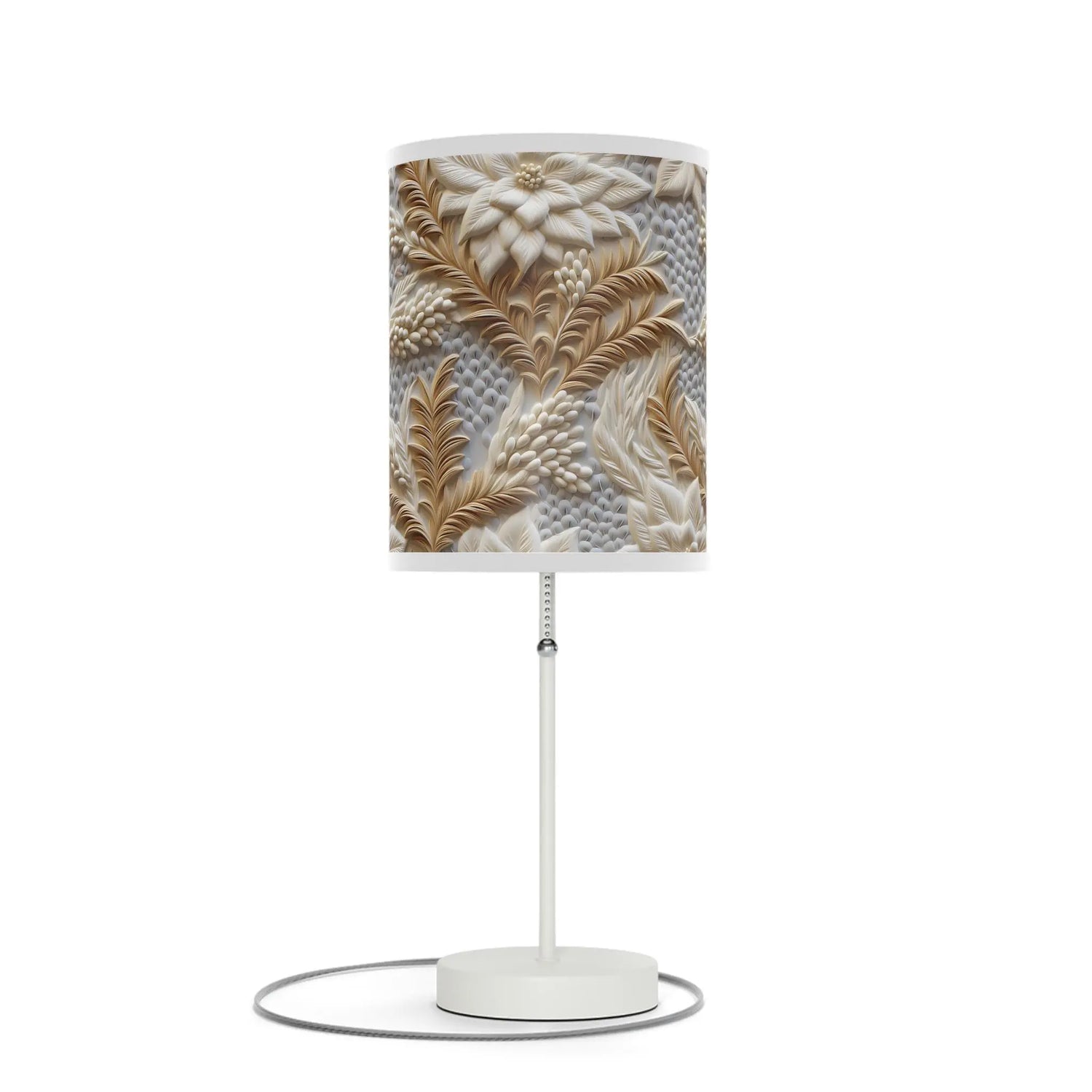 Botanical Pattern Table Lamp, Home Decor, Cozy Atmosphere, Floral Design, Bedroom Lighting, Housewarming Gift, Elegant Table Lamp The Aurora Touch