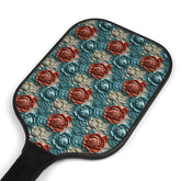 Stylish Pickleball Paddle Set, Fun Sports Gear for Pickleball Lovers, Unique Gift for Athletes, Outdoor Activity Kit, Vibrant Patterned The Aurora Touch