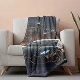 Luxury Car Themed Velveteen Plush Blanket, Cozy Throw for Car Lovers, Perfect Gift for Man Cave, Car Enthusiasts, Home Decor Accent The Aurora Touch