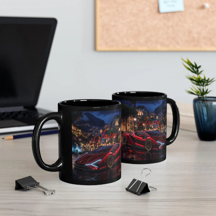 Luxury Sports Car Mug, Personalized Gift for Car Enthusiasts, Coffee Lover&