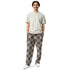 Men’s Geometric Checker Pattern Wide Leg Pants – Trendy Retro Style, Comfortable Loose Fit, Modern Fashion Statement, Streetwear Chic