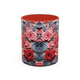 Romantic Floral Coffee Mug, Perfect Gift for Tea Lovers and Flower Enthusiasts, Great for Birthdays, Anniversaries, and Home Decor