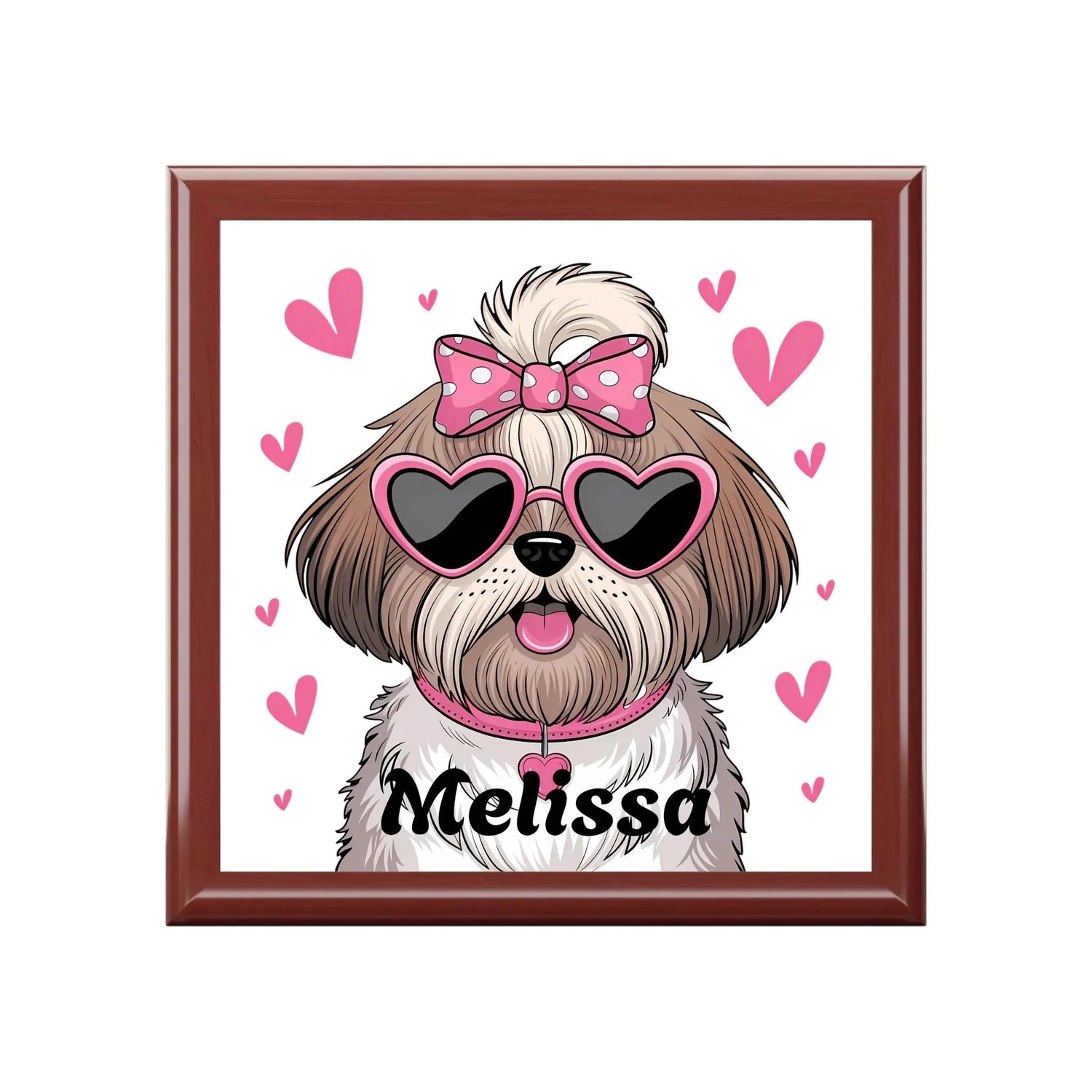Personalized Dog Lover Jewelry Box, Cute Pet Gift, Home Decor, Unique Storage, Perfect for Birthdays, Pet Lovers
