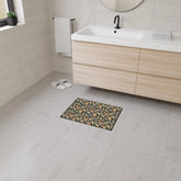 Stylish Heavy Duty Floor Mat with Floral Design - Perfect for Entryway, Kitchen, or Office, Non-Slip, Decorative, Durable