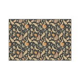 Stylish Heavy Duty Floor Mat with Floral Design - Perfect for Entryway, Kitchen, or Office, Non-Slip, Decorative, Durable