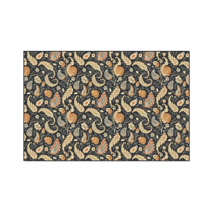 Stylish Heavy Duty Floor Mat with Floral Design - Perfect for Entryway, Kitchen, or Office, Non-Slip, Decorative, Durable