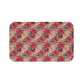 Floral Elegance Bath Mat - Boho Bathroom Decor, Gift for Her, Flower Home Accent, Cozy Retreat, Housewarming Gift