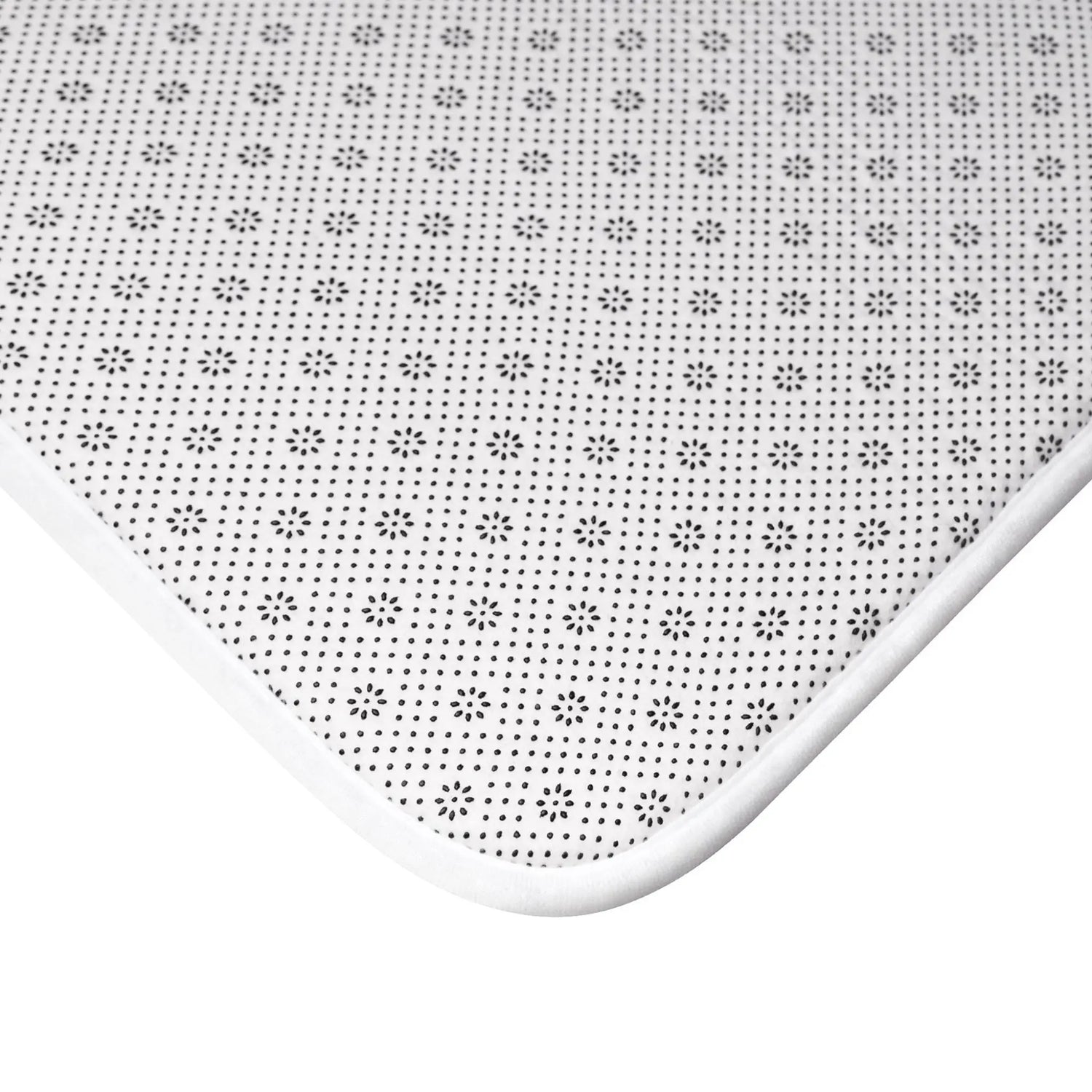 Floral Elegance Bath Mat - Boho Bathroom Decor, Gift for Her, Flower Home Accent, Cozy Retreat, Housewarming Gift