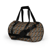 Stylish Floral All-Over Print Gym Bag | Trendy Workout Sports Tote | Spacious, Durable, Fashionable Bag | Perfect for Athletes & Yogis The Aurora Touch