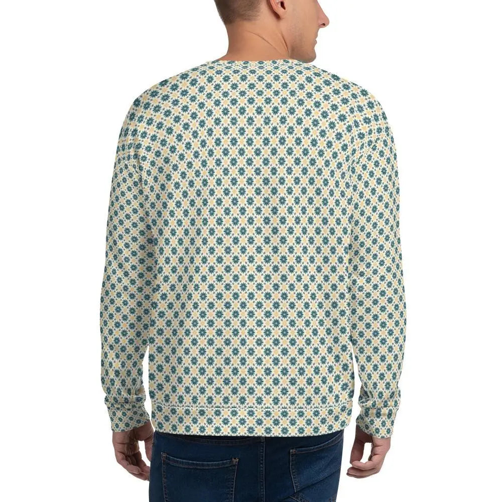Men’s All-Over Print Casual Sweatshirt | Fashionable Unisex Pullover | Trendy Graphic Hoodie | Cozy, Comfortable & Stylish Sweatshirt