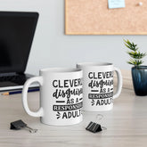 Funny Ceramic Mug for Responsible Adults, Gift for Coffee Lovers, Quirky Humor Cup, Unique Office Decor, Adulting Theme