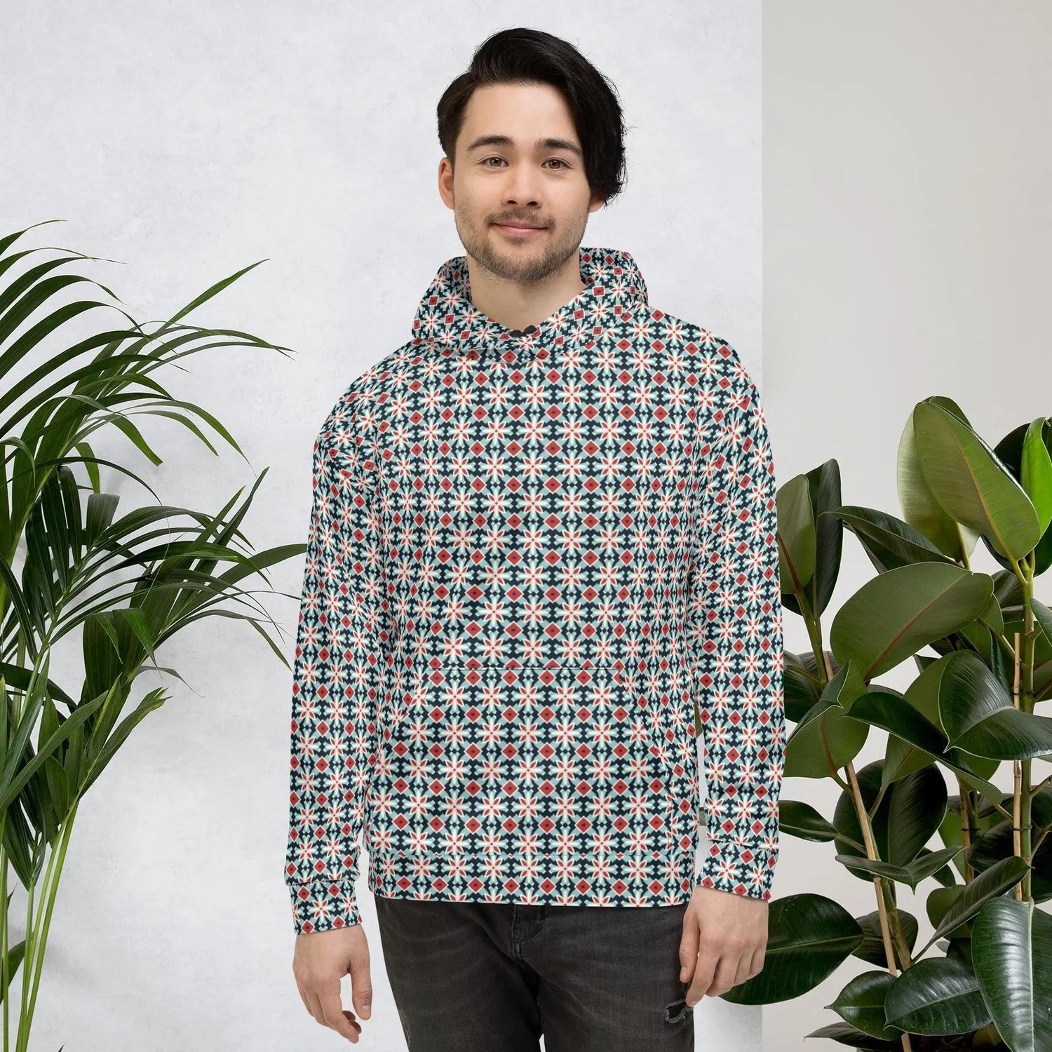 Vibrant All-Over Print Hoodie for Men - Ultra-Soft, Comfortable, Stylish - Perfect for Casual Wear & Bold Fashion Statements The Aurora Touch