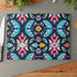 Vibrant Floral Glass Cutting Board for Kitchen, Colorful Chopping Board, Kitchen Decor, Gift for Her, Floral Kitchenware
