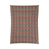 Vibrant Floral Comforter, Cozy Bedroom Blanket, Boho Bedding, Colorful Quilt, Perfect for Spring Decor, Great for Gifts