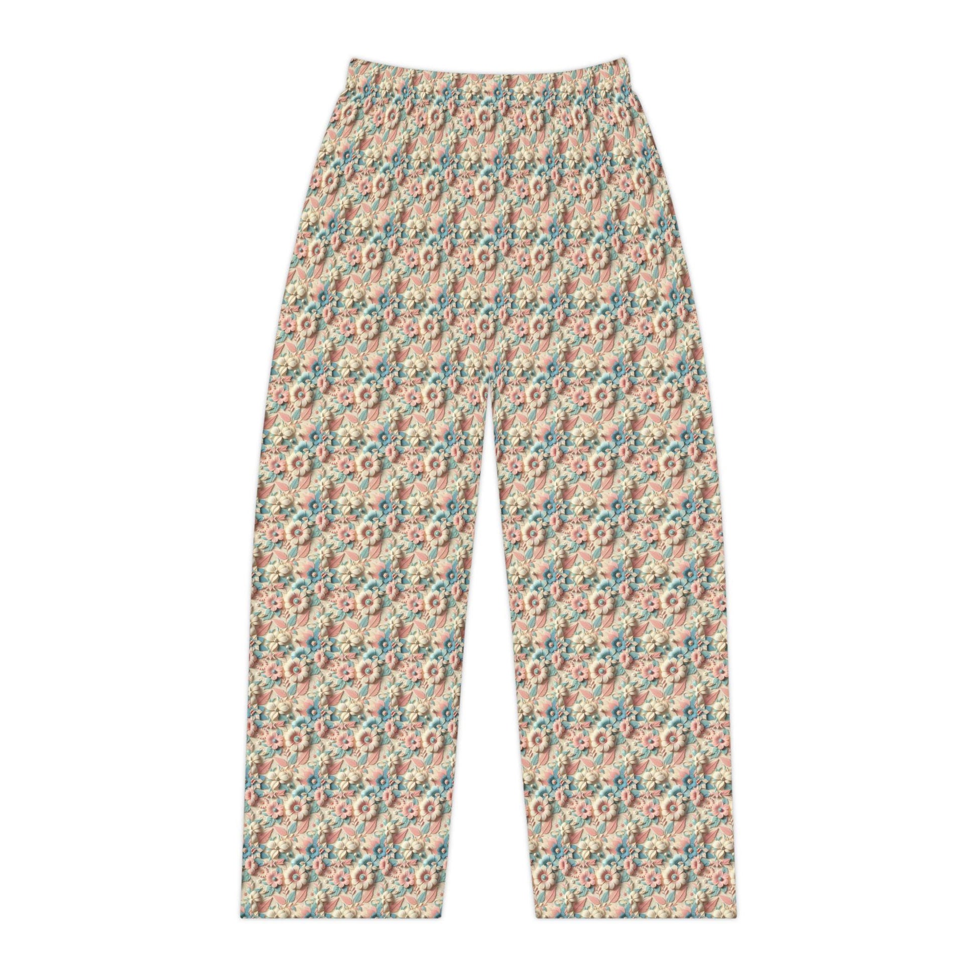 Cozy Floral Women's Pajama Pants, Relaxing Sleepwear, Soft Lounge Pants, Perfect for Lounging and Gifting