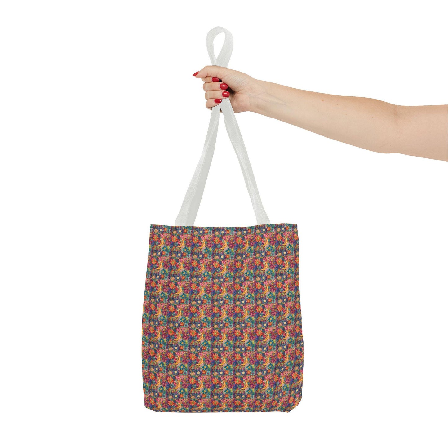 Vibrant Floral Tote Bag, Eco-Friendly Shopping Bag, Beach Tote, Gift for Her, Summer Accessory, Reusable Grocery Bag