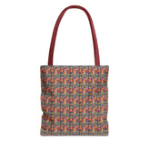 Vibrant Floral Tote Bag, Eco-Friendly Shopping Bag, Beach Tote, Gift for Her, Summer Accessory, Reusable Grocery Bag