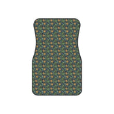 Floral Car Mats Set, Vibrant Auto Accessories, Unique Car Decor, Gift for Car Lovers, Stylish Floor Mats, Perfect for Road Trips