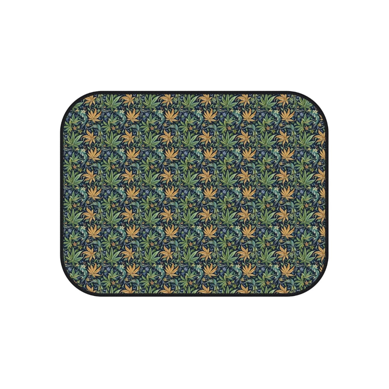 Floral Car Mats Set, Vibrant Auto Accessories, Unique Car Decor, Gift for Car Lovers, Stylish Floor Mats, Perfect for Road Trips