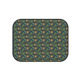 Floral Car Mats Set, Vibrant Auto Accessories, Unique Car Decor, Gift for Car Lovers, Stylish Floor Mats, Perfect for Road Trips