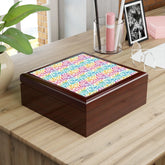 Colorful Music Note Jewelry Box, Decorative Storage for Musicians, Gift for Music Lovers, Unique Keepsake Organizer