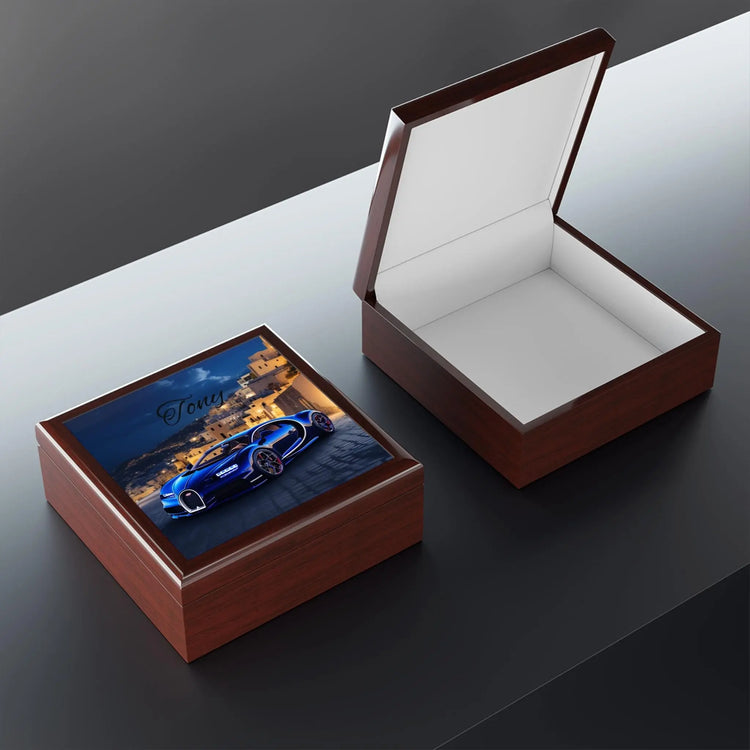 Personalized Luxury Jewelry Box, Custom Car Decor, Gift for Him, Elegant Keepsake, Birthday, Anniversary, Father&