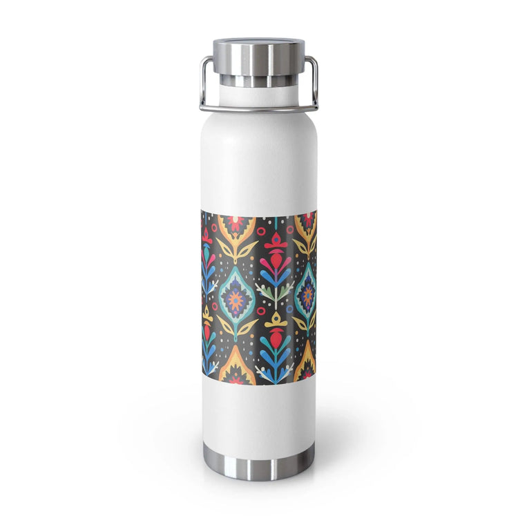 Floral Insulated Water Bottle, Travel Mug, Fitness Companion, Gift for Her, Eco-Friendly Drinkware, Hydration Flask, Pink Rose Design