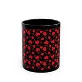 Red Hearts Love Mug - Perfect for Valentine&
