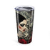 Gothic Rose 20oz Tumbler, Vintage Floral Travel Mug, Elegant Drinkware, Perfect Gift for Her, Halloween Party Accessory, Artisan Travel Mug