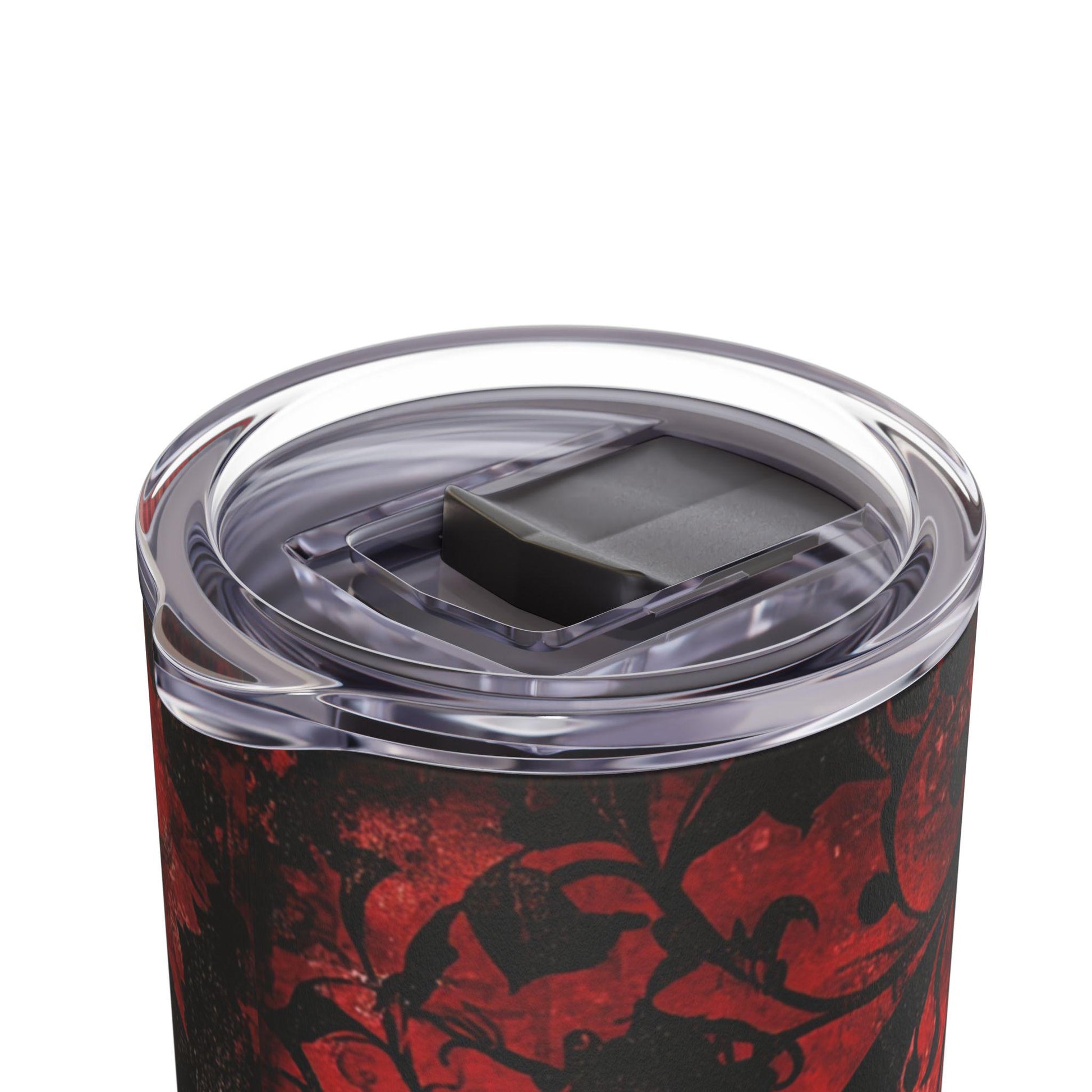 Gothic Chic Skinny Tumbler, 20oz - Stylish Matte Travel Mug for Coffee Lovers, Dark Fantasy Aesthetic, Perfect Gift for Birthdays &
