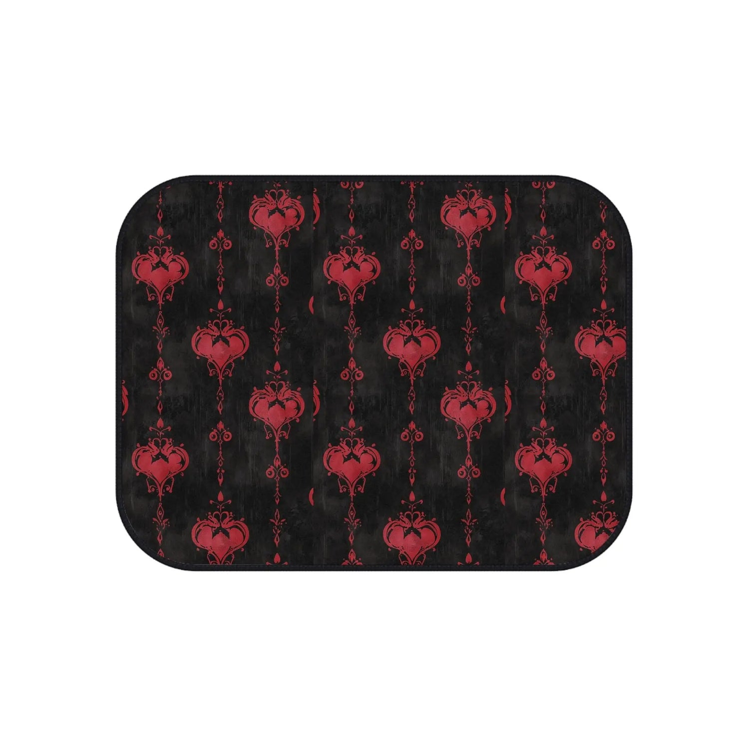 Elegant Gothic Car Mats - Set of 4, Unique Auto Accessories, Flooring for Holidays, Perfect for Car Lovers, Stylish Vehicle Decor