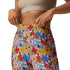Simulated Painted Floral Print Leggings | Unique All-Over Pattern | Stretchy, Comfortable & Stylish | Perfect for Yoga, Casual, or Workout