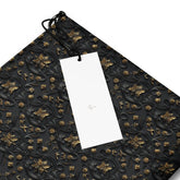 Elegant 3D Black & Gold Crossbody Bag | Sophisticated Embossed Design | Luxury Fashion Accessory | Stylish Functional